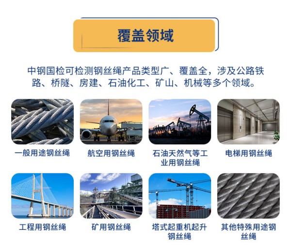 狗万可以检测各种钢丝绳
